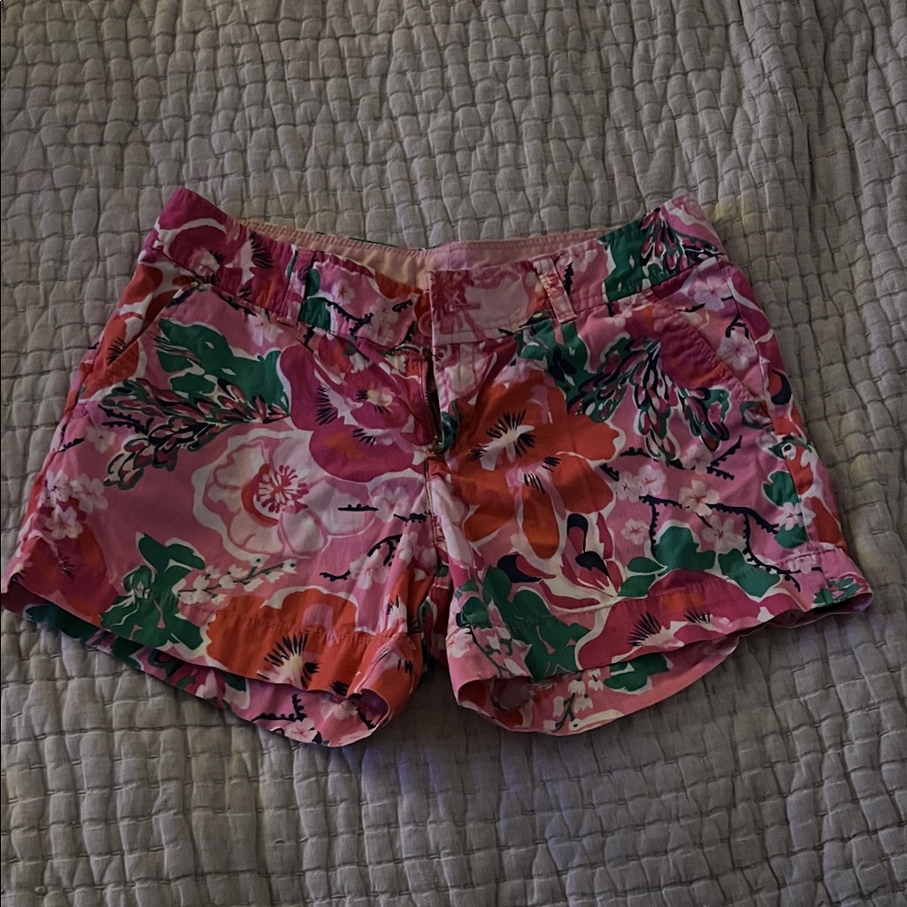 Lilly Pulitzer Floral Pink Women's Shorts